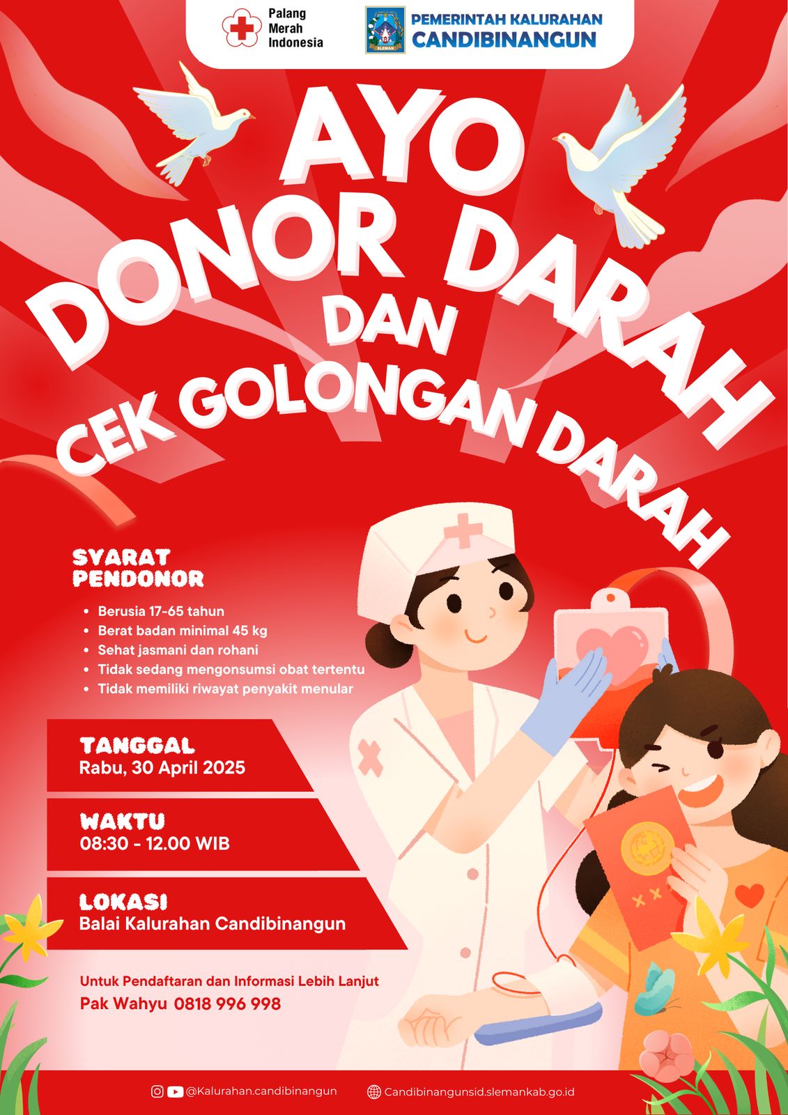 DONOR DARAH DAN CEK GOLONGAN DARAH