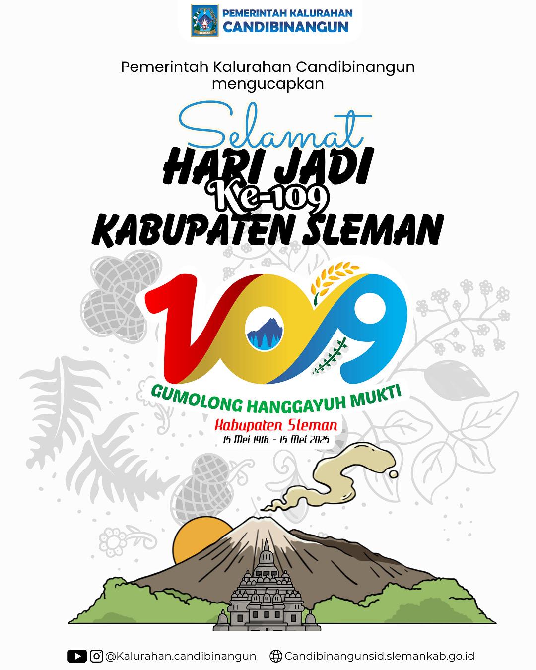 SELAMAT HARI JADI KE-109 KABUPATEN SLEMAN