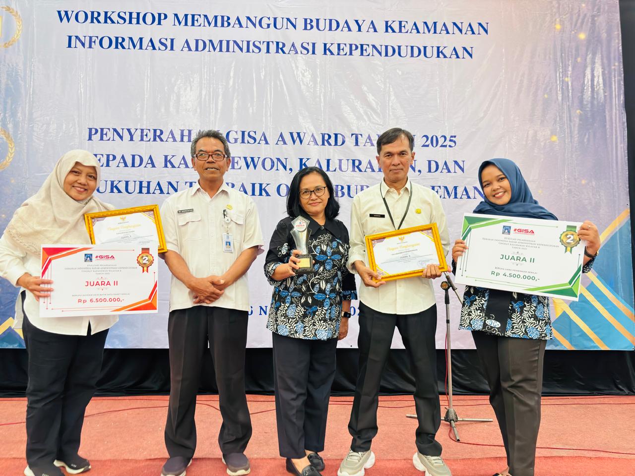 CANDIBINANGUN MERAIH JUARA 2 LOMBA GISA KABUPATEN SLEMAN